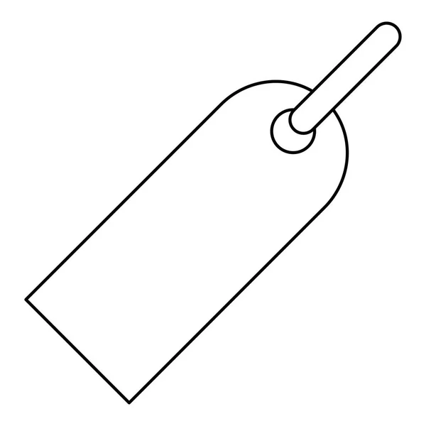 Icône de signe de balise figure — Image vectorielle