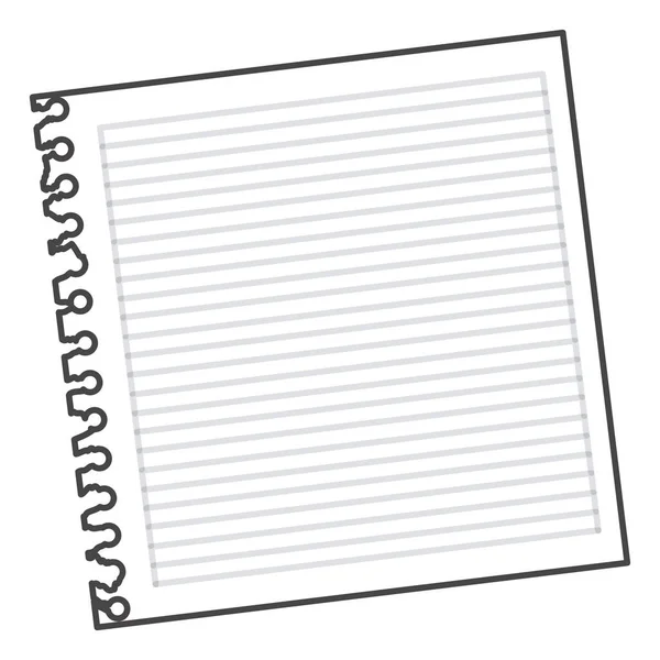 Σχήμα σημειωματάριο σχολείο εικονίδιο — Διανυσματικό Αρχείο