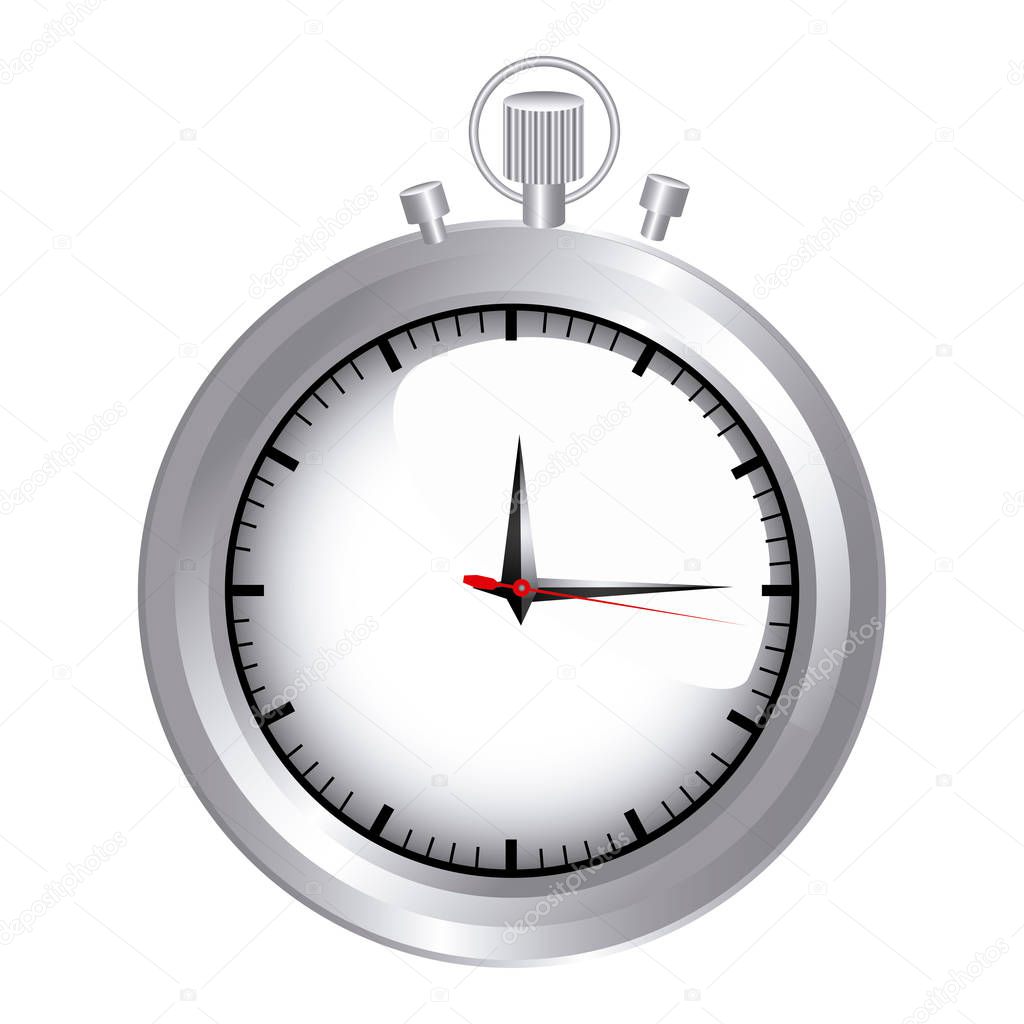 silver pocket watch icon