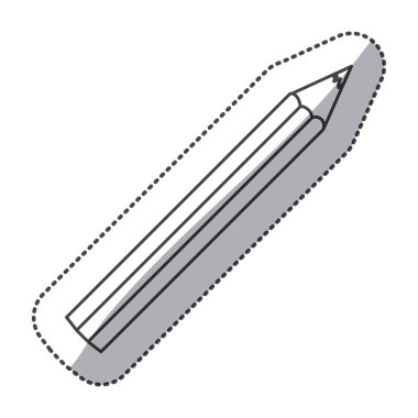 siluet kalem okul simgesi