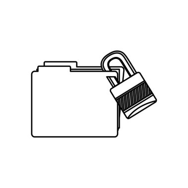 şekil dosyası ve yakın kilit simgesi