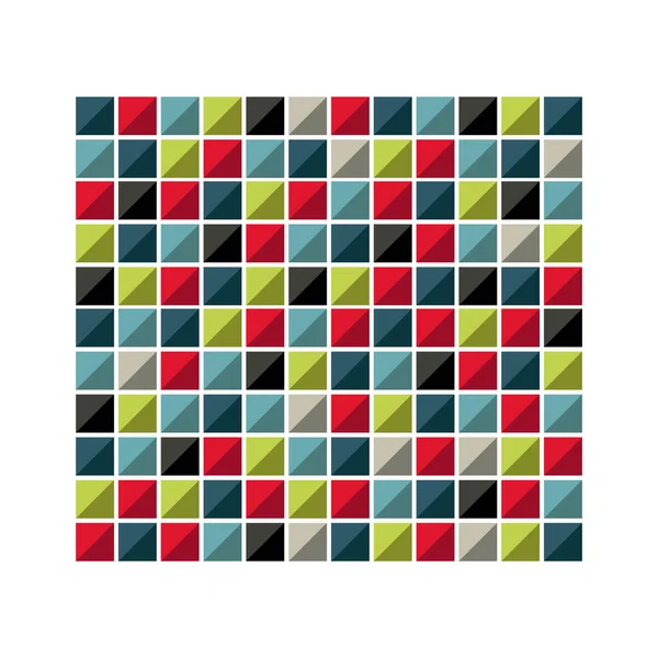 Colores kwadrat tło ikony — Wektor stockowy