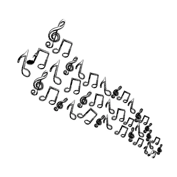 Symbole ikonę odtwarzania muzyki — Wektor stockowy