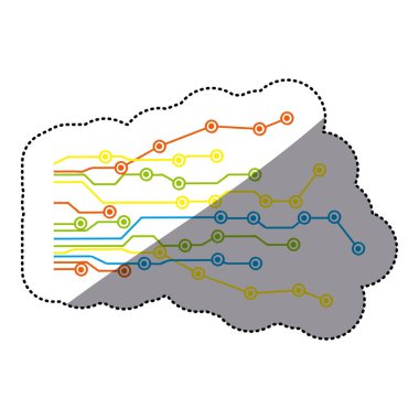 renk elektrik devreleri simgesi