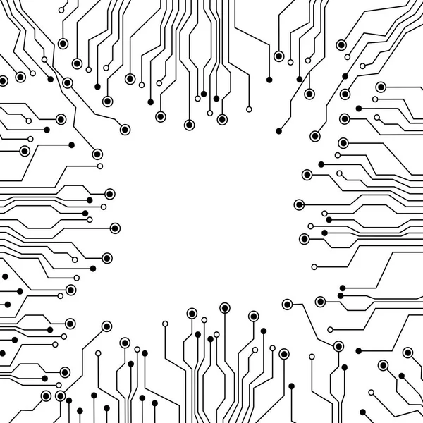 Figura circuiti elettrici icona — Vettoriale Stock