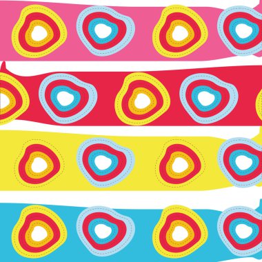 renkli kalpler arka plan simgesi