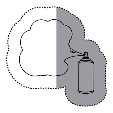 etiket siluet sprey boya simgesi olabilir