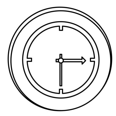 şekil saat amblemi simgesi