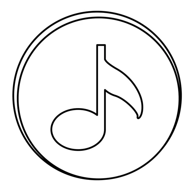 Symbolfigur Musik — Stockvektor