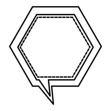 şekil sohbet balonu simgesinin