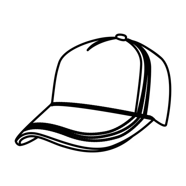 Figura sombrero tela icono — Vector de stock