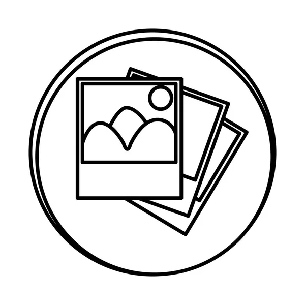 Obrázek symbolu obrázky ikona — Stockový vektor