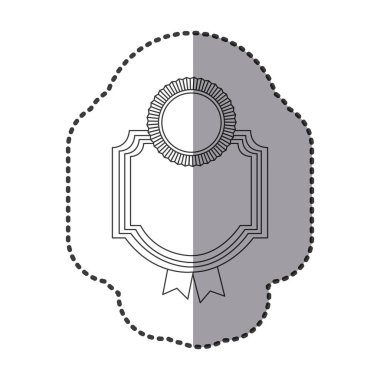 sembolleri kutsal kişilerin resmi içinde bulunan kontur amblemi