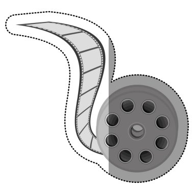 siluet etiket görüntü yönetmeni film video film dokunun