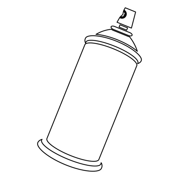 Figure aerosol sprays icon — Stock Vector