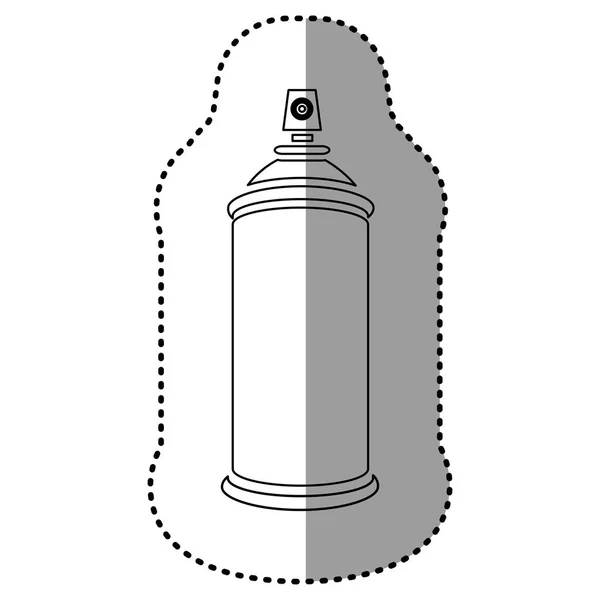 Contour aerosol sprays icon — Stock Vector