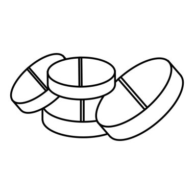 şekil tablet tedavisi simgesi