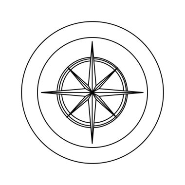 şekil sembolü pusula yıldız simgesi
