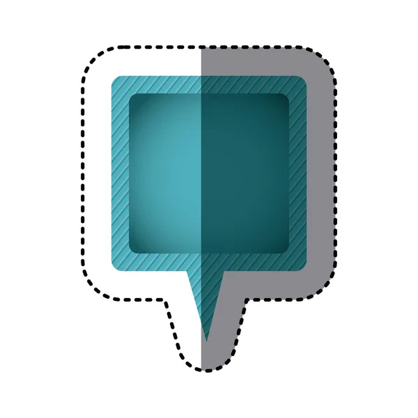 Color de chat icono de burbuja — Archivo Imágenes Vectoriales