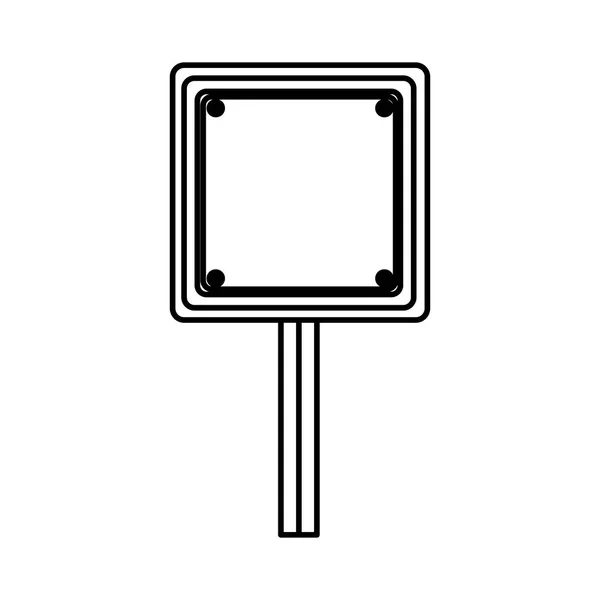 Silhueta borrada forma de diamante ícone sinal de tráfego imagem
