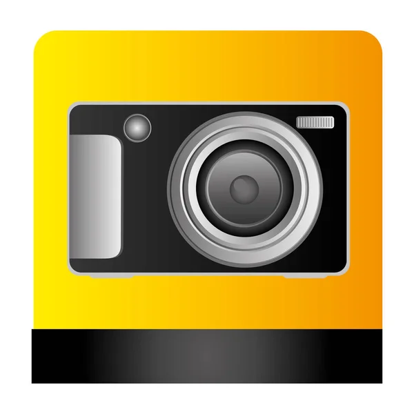 Ψηφιακή φωτογραφική μηχανή επαγγελματική εικονίδιο — Διανυσματικό Αρχείο