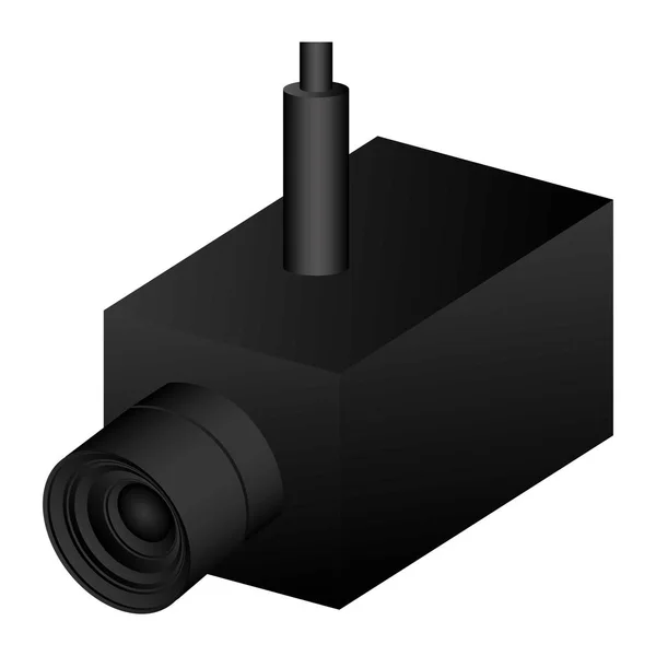 Security video camera icon — Stock Vector