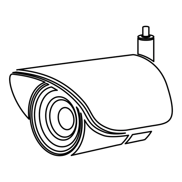 Gambar ikon kamera video eksterior - Stok Vektor