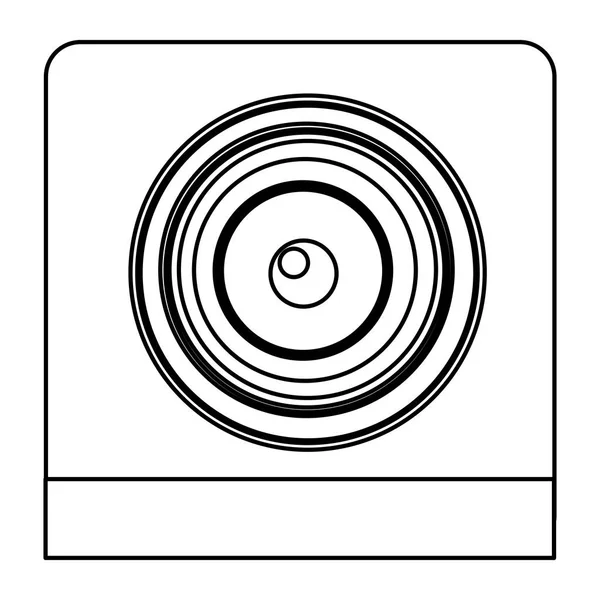 プロのカメラ フォーカス ・ レンツを図します。 — ストックベクタ