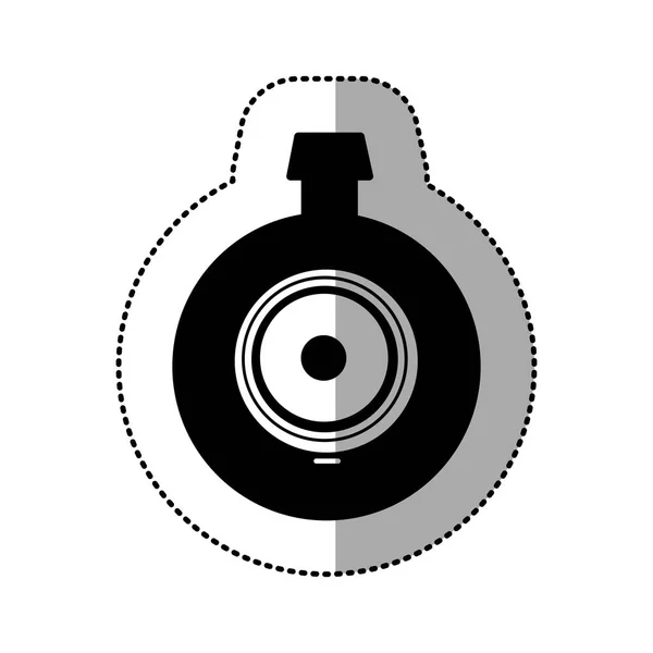 Contour teknik digital webcan ikon — Stock vektor