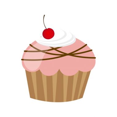 çikolata ve kiraz ile pembe kek