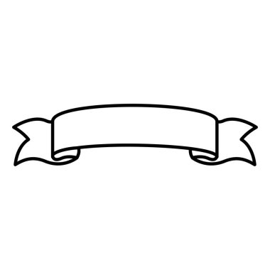 şekil uzun kurdele simgesi