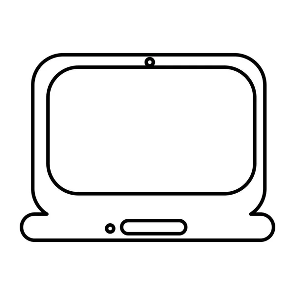Tecnología portátil icono de servicio — Vector de stock
