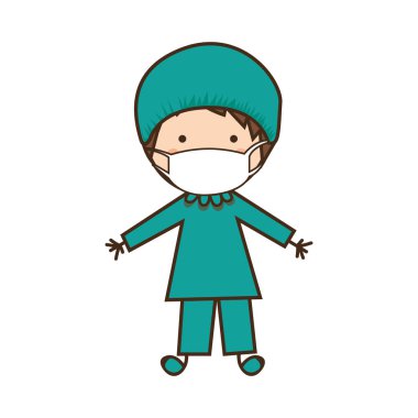 mutlu bir adam doktor simgesi