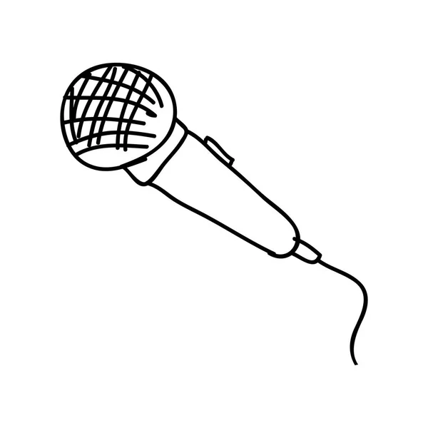 Значок електронного мікрофона — стоковий вектор