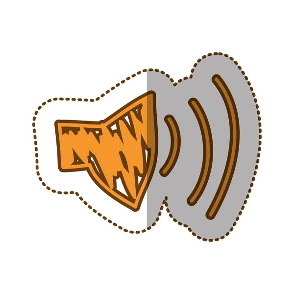 Radyo sinyalleriyle iletilen güç teknoloji simgesi — Stok Vektör