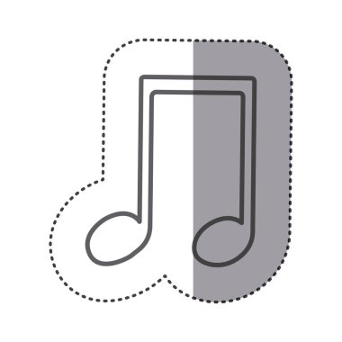 rakam işareti müzik not simgesini