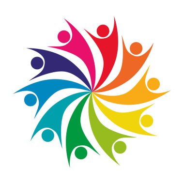 insanlar birlikte karakter simgesi