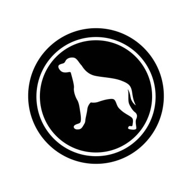 şekil retriever köpek hayvan ile dairesel çerçeve