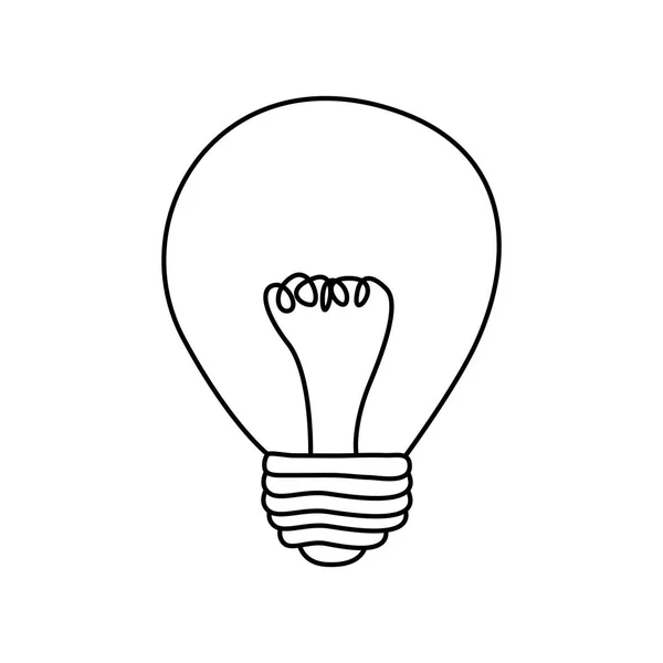 Іконка живлення лампи енергії — стоковий вектор