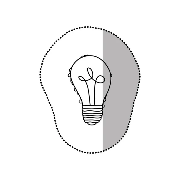 Ícone de energia lâmpada de energia — Vetor de Stock