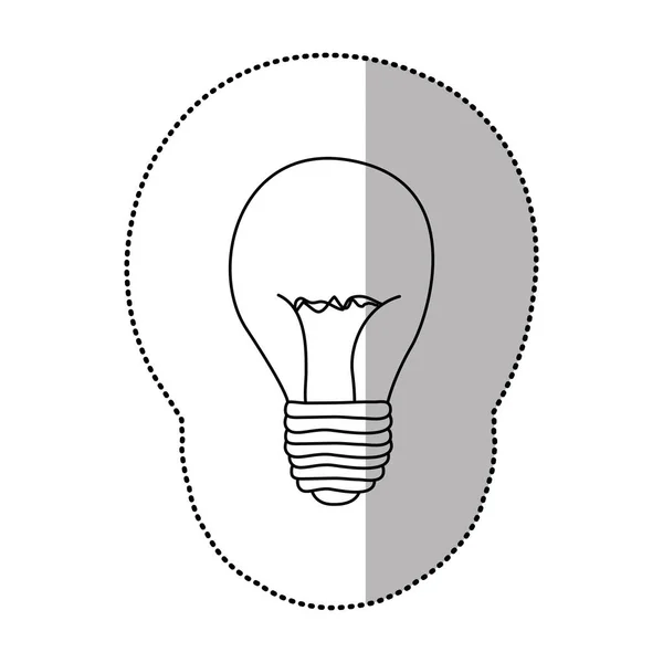 Energiesparlampen-Ikone — Stockvektor