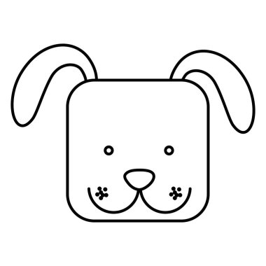 sevimli köpek hayvan kafa ifade