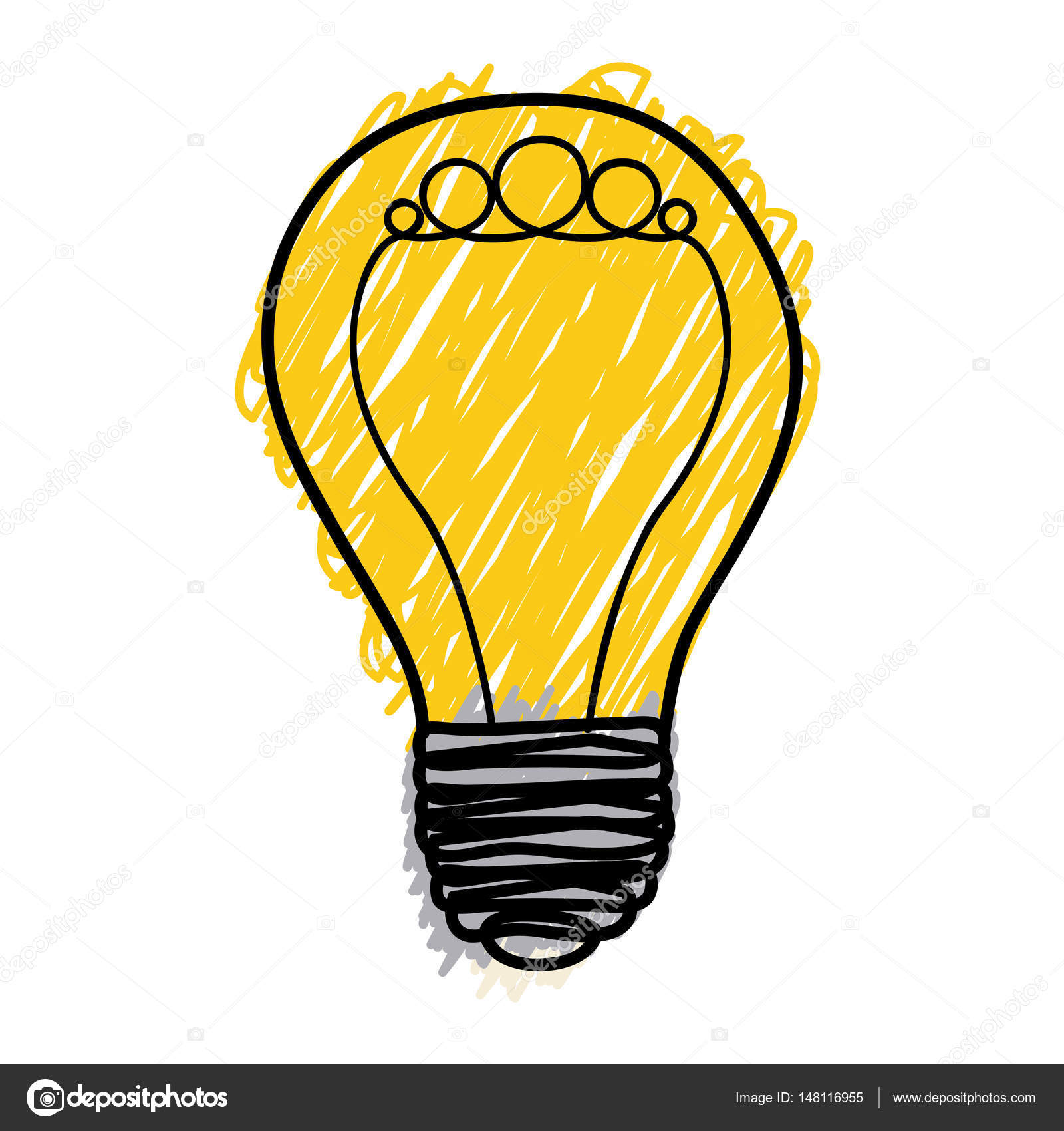 Light Bulb Pencil Drawing