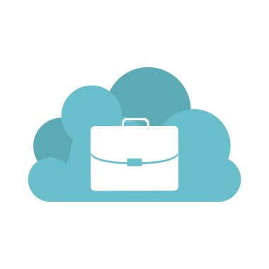 Genel bulut online iş simgesi