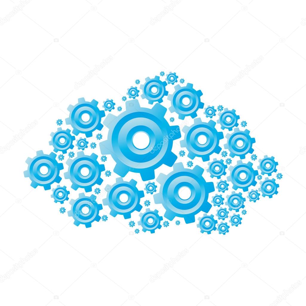 Colección de piñones y engranajes de color azul Vector de stock por  ©grgroupstock 149089321, image size:1024x1024