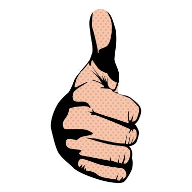 siluet cilt rengini el ile ön sinyal Tamam göster