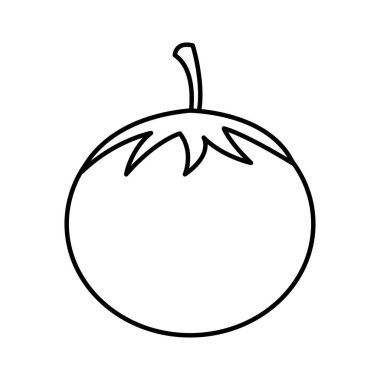 siluet domates sebze gıda simgesi