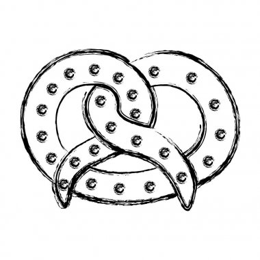 bulanık siluet lezzetli simit aperatif simgesi