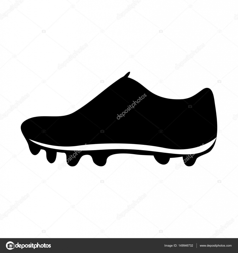 Schwarze Silhouette Turnschuhe Sportschuhe — Stockvektor Ein Satz Von Sportschuhe Der Nähe Von Silhouette Auf