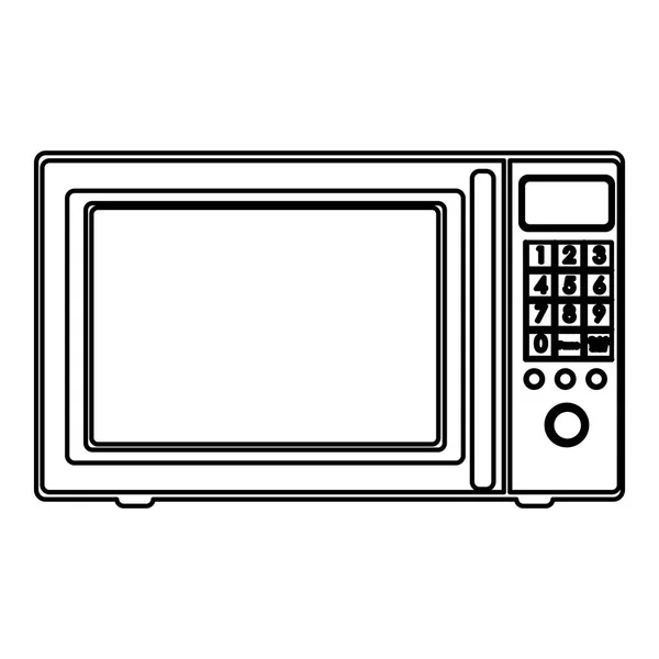 Microwave Oven Cartoon Drawing Stock Vector  Adobe Stock